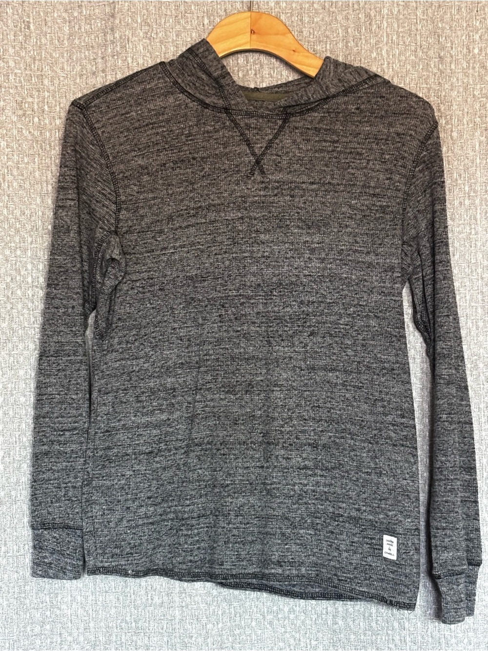 Boys O’Neill Gray Hooded Knit Sweater